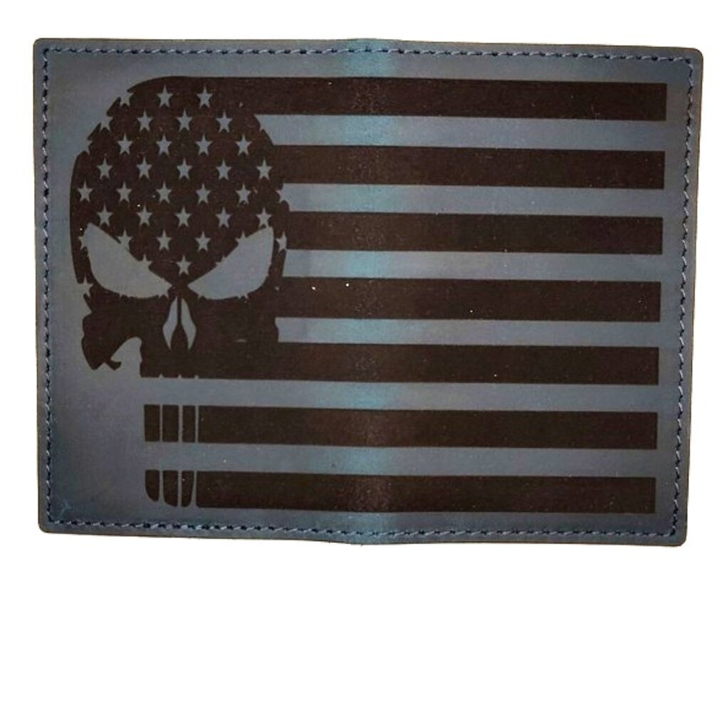Vintage Old Style Card Holder Cash Wallet Crazy Horse Genuine Leather